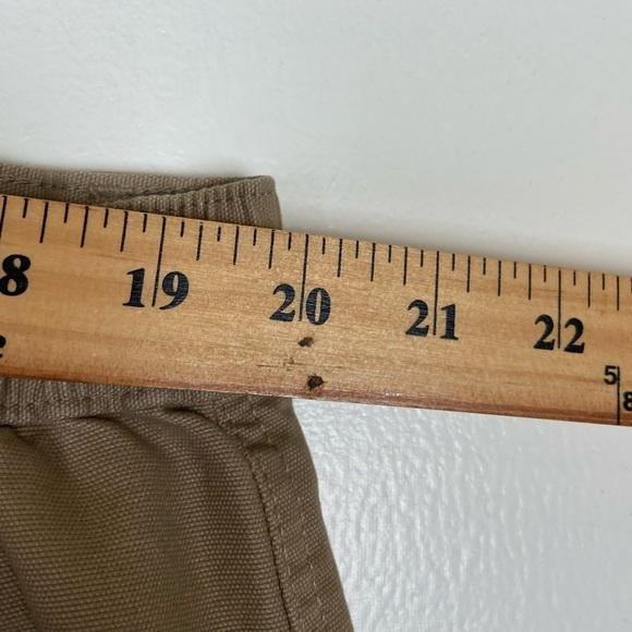 Savane Men’s Hiking Cargo Shorts Size 42 Outdoor Utility Elastic Waist Beige - Picture 6 of 10